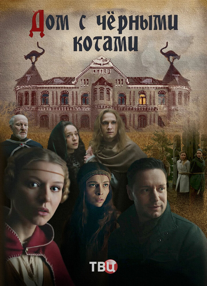 Постер для сериала Дом с чёрными котами